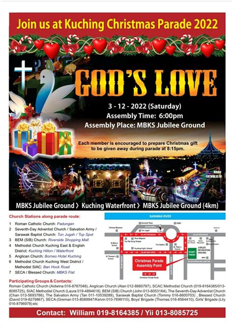 The Roman Catholic Archdiocese Of Kuching Kuching Christmas Parade