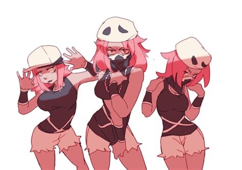 Team Skull Grunt And Punk Girl Pokemon And More Drawn By Layeyes