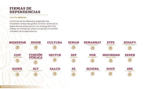 Publican logotipos que usarán dependencias en sexenio de AMLO e