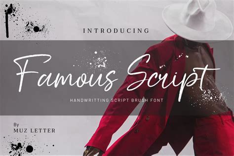 Famous Script Font · 1001 Fonts