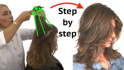 How To Cut Your Hair Into Cascade Italian Haircut Layers Haircut