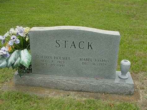 Clifton Holmes Stack Find A Grave Memorial