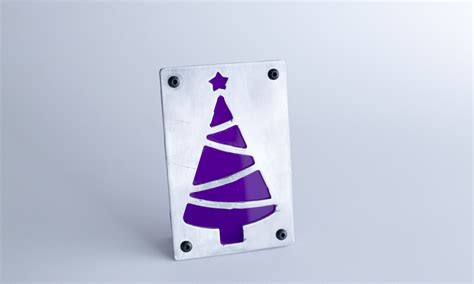 Aluminum Christmas Tree Candle Holder | Inventables