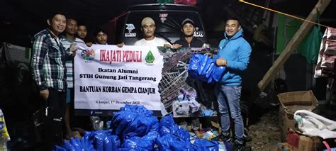 Salurkan Bantuan Pengurus Ikajati Datang Langsung Ke Lokasi