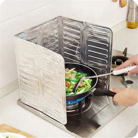 Aluminum Foil Oil Block Oil Barrier Stove Cooking Heat Insulation Anti