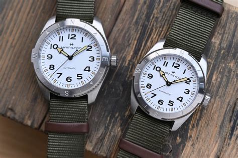 First Look New Editions Of The Hamilton Khaki Field Expedition