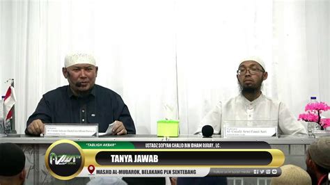 LIVE USTADZ SOFYAN CHALID BIN IDHAM RURAY LC 5 KAIDAH PENGAMALAN