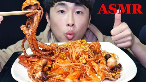 아귀 해물찜 Asmr 먹방 Braised Spicy Seafood Asmr Mukbang Eatingsound Youtube