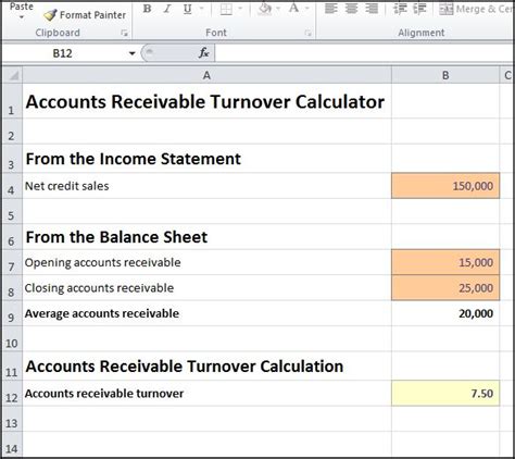 Accounts receivable turnover ratio formula - supermarketlomi