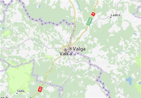 MICHELIN Valga map - ViaMichelin