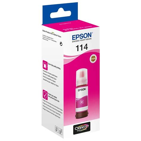 Bouteille D Encre EPSON 114 Encre NOIR BK Pour Ecotank ET 8500 Et ET 8550