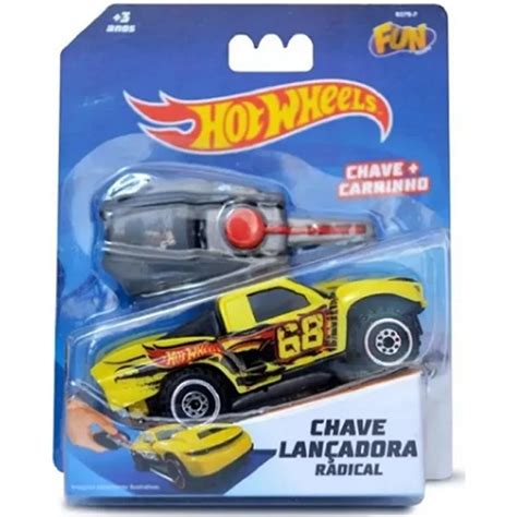 Hot Wheels Carrinho Chave Lan Adora Radical Fun Amarelo F Starhouse Mega Store