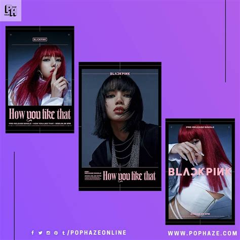 Blackpinks Lisa Comeback Teaser Posters 💜👑 Howyoulikethat