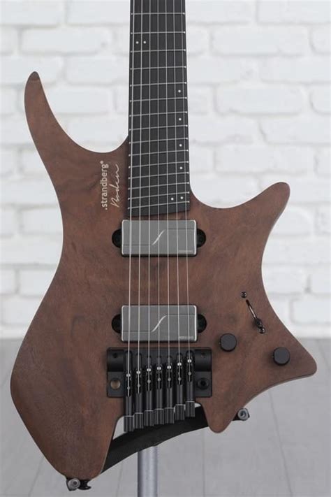 Strandberg Boden Prog Nx 7 Electric Guitar Natural Walnut Burl