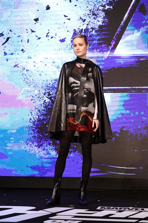Brie Larson Nails Caped Perfection On The Avengers: Endgame Tour ...