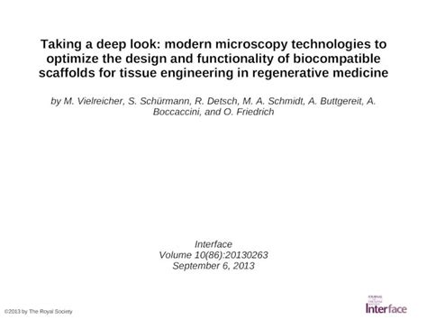 Ppt Taking A Deep Look Modern Microscopy Technologies To Optimize