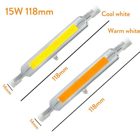 R S Dimmable Led J J W W W W Cob Floodlight Bulbs Glass