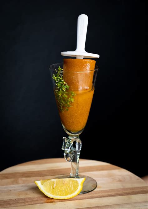 Spiced Papaya Vodka Ice Lollies Neofresh