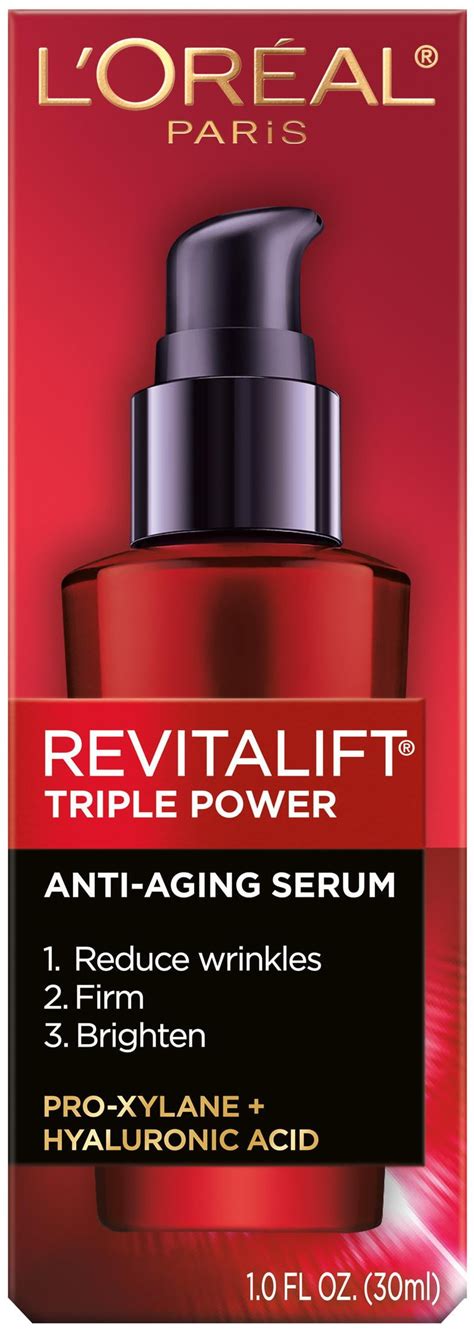 L'Oreal Paris Revitalift Triple Power Anti Aging Serum, Hydrating, 1 fl ...