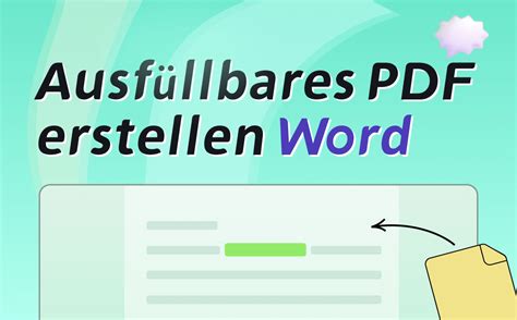 2024 Ausfüllbare PDF Datei aus Word erstellen 3 Wege