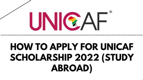 How To Apply For Unicaf Scholarship