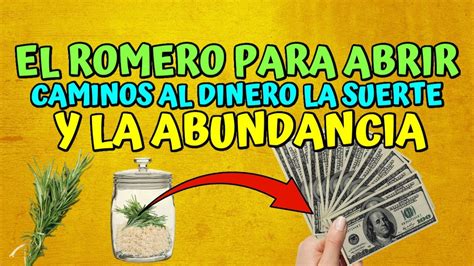 El Romero Para Abrir Caminos Al Dinero Y La Suerte Te Llegar En