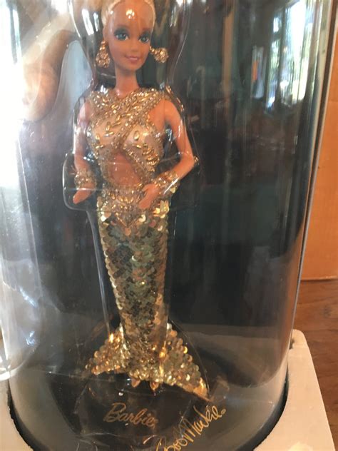 Bob Mackie Gold Barbie First In Series 1990 Timeless Creations Mib