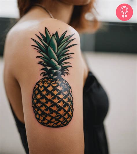 8 Simple And Cute Pineapple Tattoo Ideas With Their Meanings