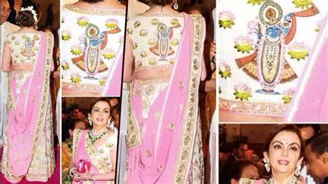 Most Expensive Saree Cost Of Nita Ambani Saree Nita Ambani Vivah Hot