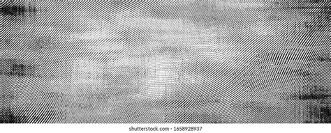 Halftone Engraving Grunge Line Art Abstract Stock Illustration