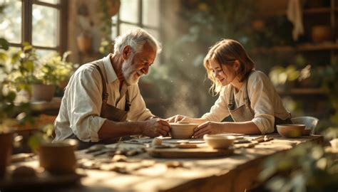Free Crafting Timeless Memories Image - Pottery, Craftsman, Grandfather ...