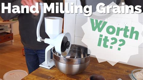 Our Experience Using A Hand Grain Mill Wondermill Junior Deluxe