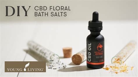 Diy Cbd Floral Bath Salts Young Living Youtube