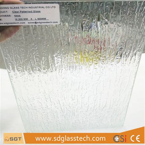 Low Iron Ultra Clear Tempered Toughened Patterned Glass China Tempered Glass And Patterned Glass