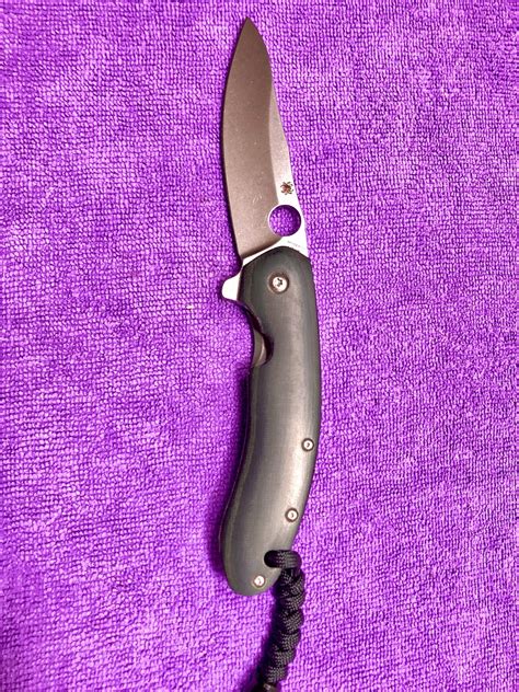 Spyderco Southard With New Cuscadi Micarta Scales Rknives