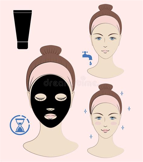 Instruction Comment Appliquer Le Masque Facial De Feuille Masque D Or