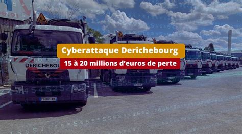 Cyberattaque Derichebourg 15 à 20 millions deuros de perte