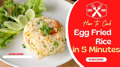 How To Cook Egg Fried Rice In 5 Minutes Youtubevideo Viral