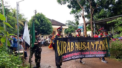 Keren Drumband Banser Kirab Nusantara Dan Bendera Meter Lembah