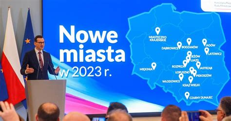 Prawa Miejskie Nowe Miasta W Polsce Od 1 Stycznia 2023 Roku