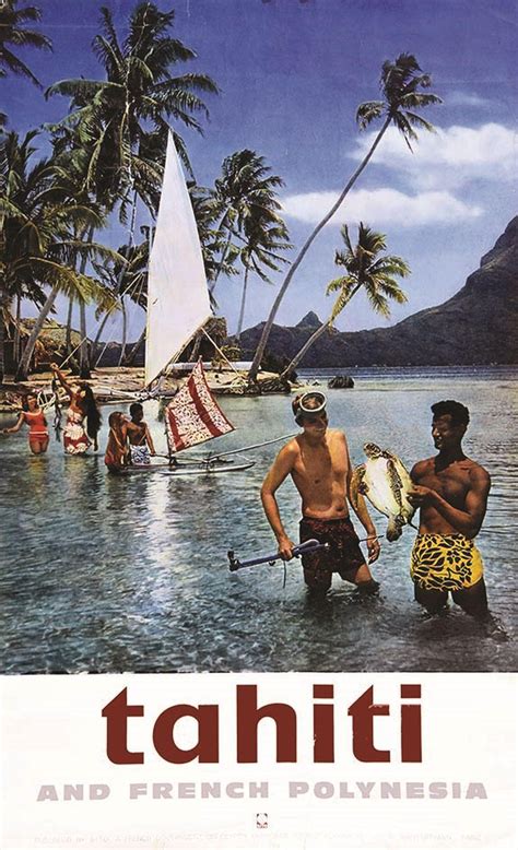 Sold at Auction Tahiti French Polynésia vers 1950 Tahiti travel