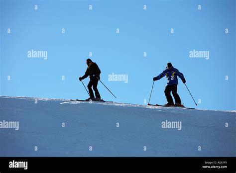 Ski lessons Stock Photo - Alamy