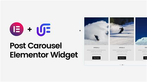 Post Carousel Widget For Elementor Youtube