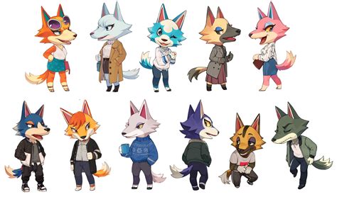 All Wolves Of Animal Crossing🐺🐺🐺🐺 Animal Crossing Know Your Meme