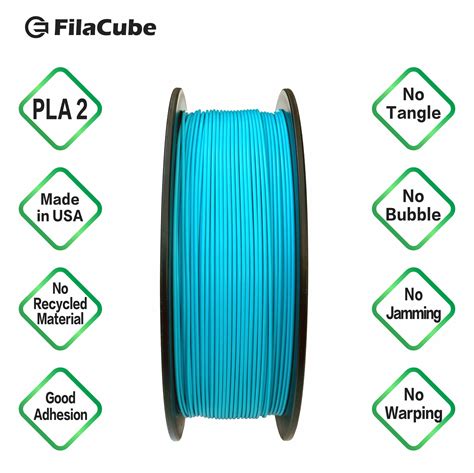 Process Cyan Pantone Pms Process Cyan C 175mm 1kg Filacube 3d Print