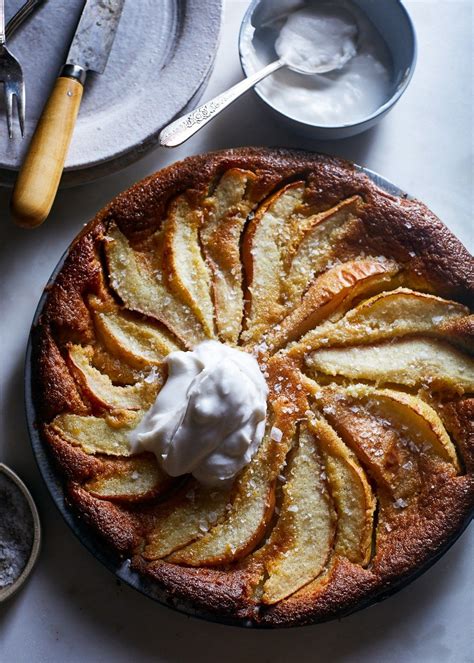 Salty Honey Pear Custard Pie Gluten Free Crustless Pear Dessert