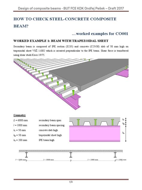 Worked Examples Compositebeam | Bending | Beam (Structure)