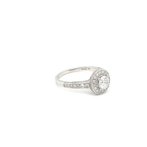 Gatsby White Gold Solar Diamond Ring Joulberry