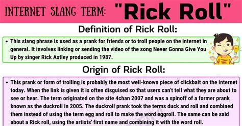 Rick Roll Meaning: How to Use the Useful Slang Term "Rick Roll ...