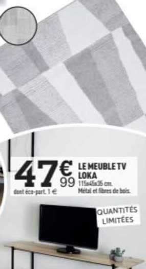 Promo Le Meuble Tv Loka Chez Centrakor Icatalogue Fr